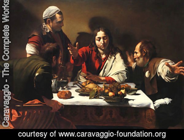 Caravaggio - The Supper at Emmaus, 1601