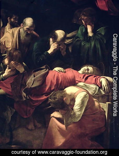Caravaggio - The Death of the Virgin, 1605-06 (detail)