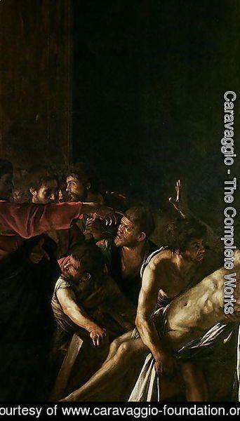 Caravaggio - Resurrection of Lazarus 2