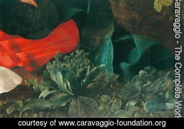 Caravaggio - Rest during the flight into Egypt (detail-4)