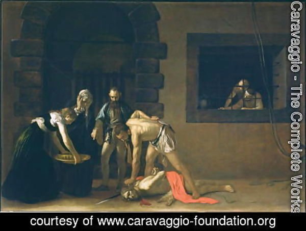Caravaggio - The Decapitation of St. John the Baptist, 1608