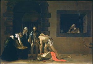 Caravaggio - The Decapitation of St. John the Baptist, 1608