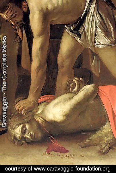 The Decapitation of St. John the Baptist, 1608 (detail-3)