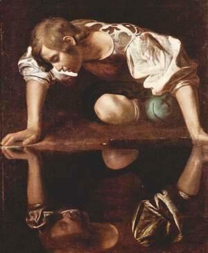 Caravaggio - Narcissus, c.1597-99