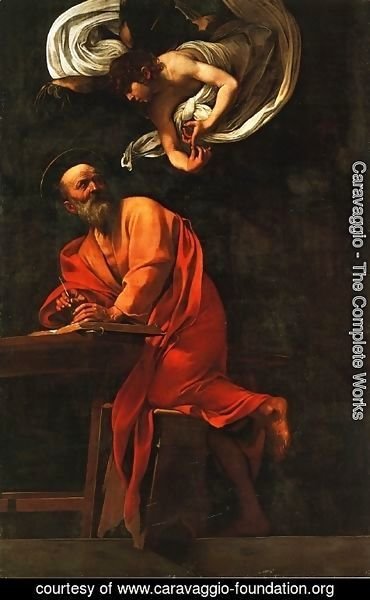 Caravaggio - St. Matthew and the Angel