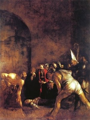 Caravaggio - The Burial of St. Lucy