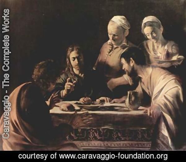 Caravaggio - Supper at Emmaus 2