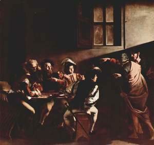 Caravaggio - The Calling of Saint Matthew 2