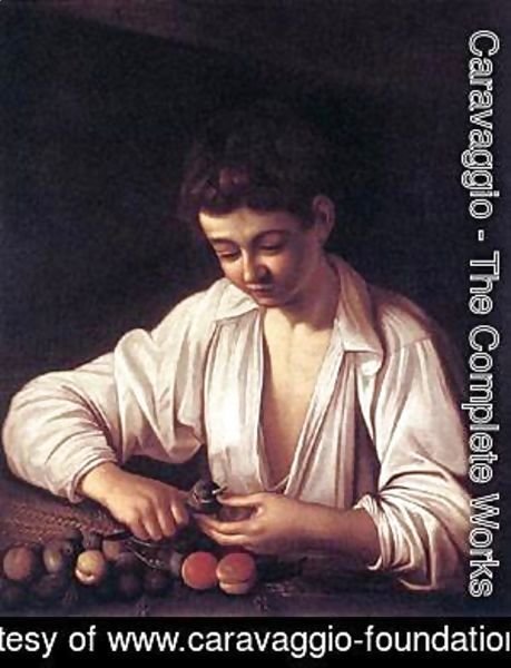 Caravaggio - Boy Peeling a Fruit