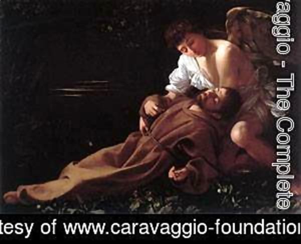 Caravaggio - St Francis in Ecstasy 2