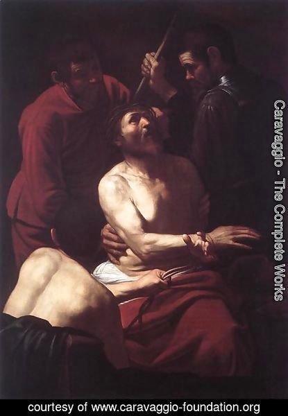 Caravaggio - The Crowning with Thorns2