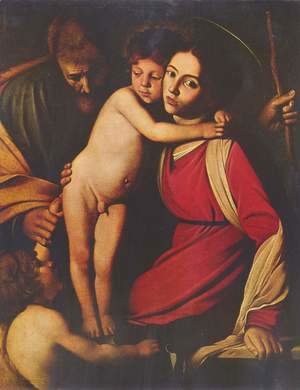 Caravaggio - Holy Family with John the Baptist