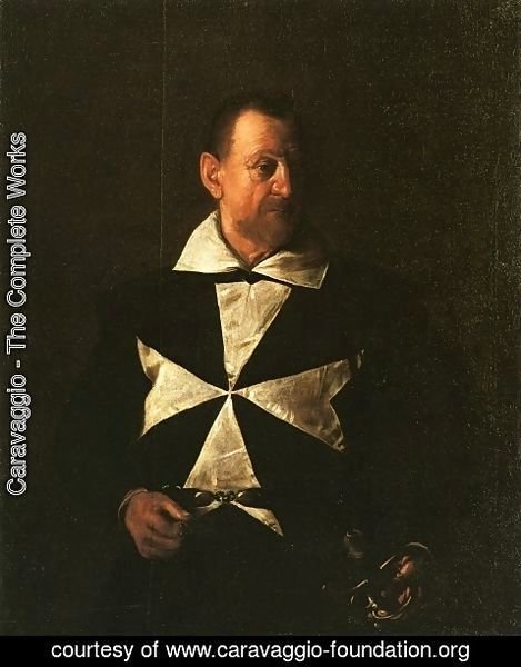 Caravaggio - Portrait of Fra Antionio Martelli