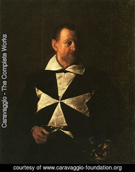 Caravaggio - Portrait of Alof de Wignacourt 1608