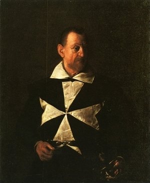 Caravaggio - Portrait of Alof de Wignacourt 1608