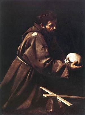 Caravaggio - St. Francis c. 1606