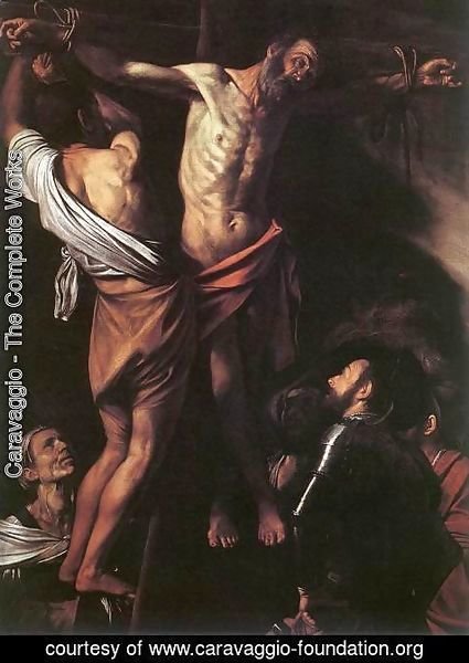 Caravaggio - The Crucifixion of St Andrew c. 1607