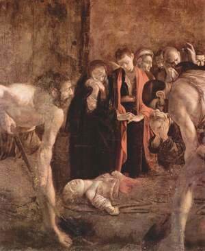 Burial of St Lucy (detail) 1608