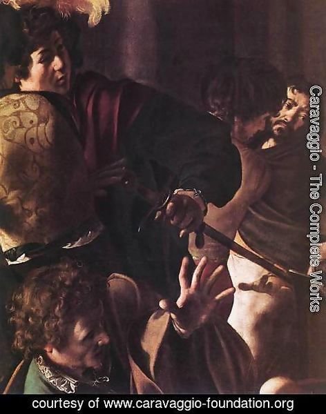 Caravaggio - The Martyrdom of St Matthew (detail 1) 1599-1600