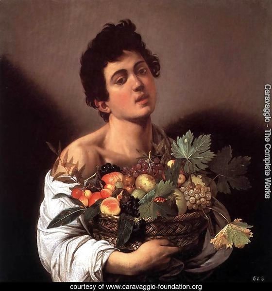 Boy with a Basket of Fruit (Giovane con un cesto di frutta)