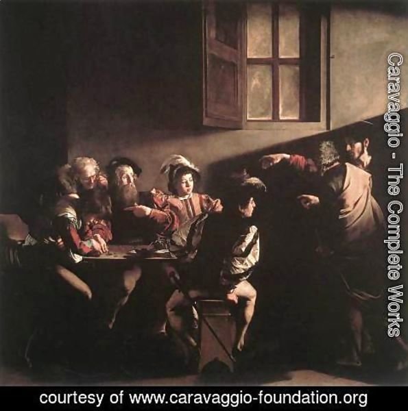 Caravaggio - Calling of St. Matthew (Vocazione di san Matteo)