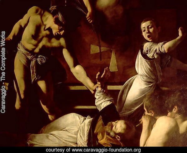 The Martyrdom of St. Matthew (detail) 1599-1600