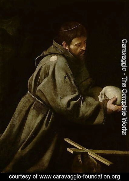 Caravaggio - Saint Francis in Meditation