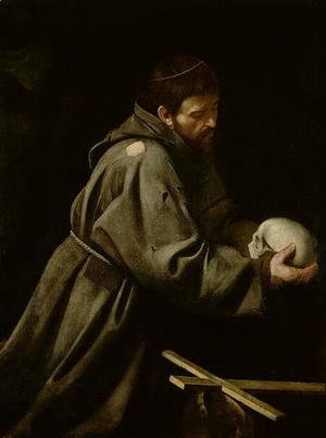 Caravaggio - Saint Francis in Meditation