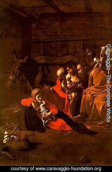 Caravaggio - The Adoration of the Shepherds