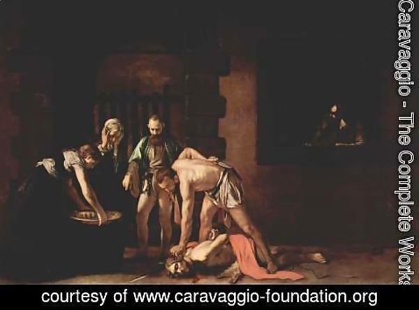 Caravaggio - Beheading of Saint John the Baptist 