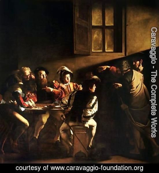 Caravaggio - The Calling of Saint Matthew