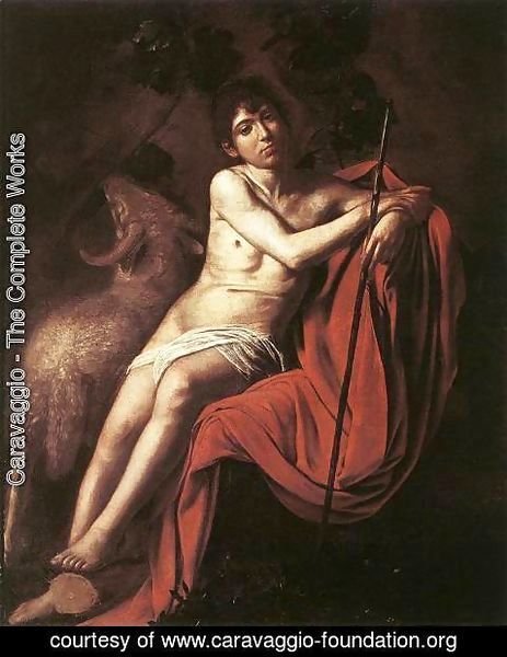 Caravaggio - St John The Baptist 1610