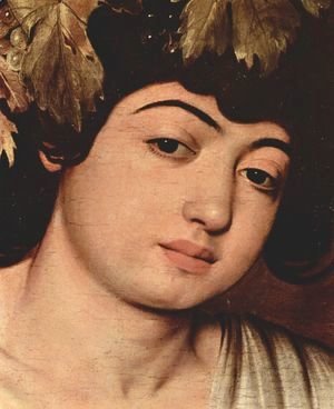 Caravaggio - Bacchus (detail)