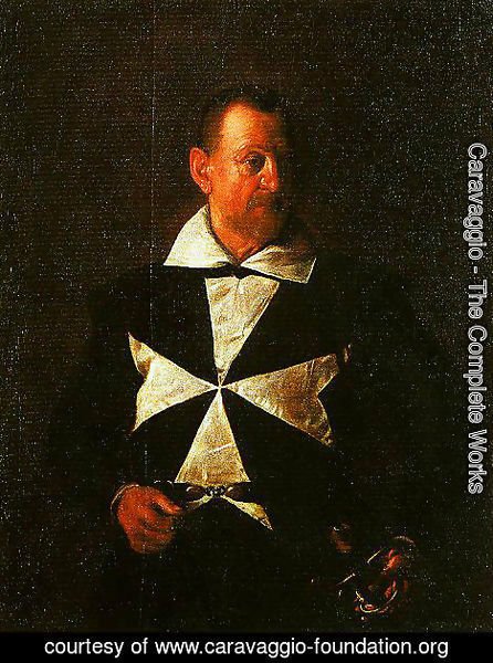 Caravaggio - Portrait of a Knight of Malta