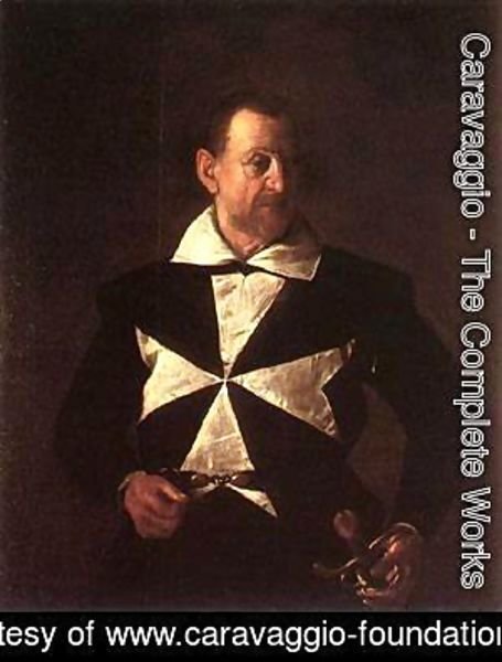 Caravaggio - Portrait of Alof de Wignacourt2