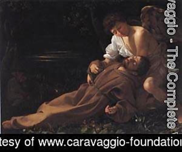 Caravaggio - Saint Francis 1595