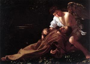 Caravaggio - St Francis in Ecstasy 2