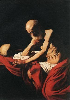 Caravaggio - St Jerome1
