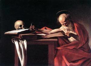 Caravaggio - St Jerome2