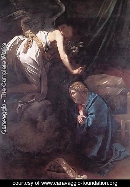 Caravaggio - The Annunciation 2