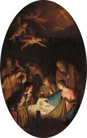 Caravaggio - The Nativity