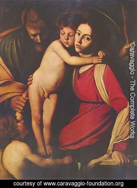 Caravaggio - Holy Family with John the Baptist