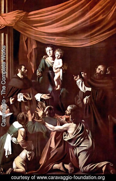 Caravaggio - Madonna del Rosario 1607