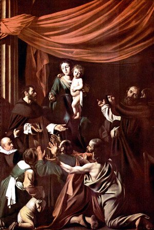 Caravaggio - Madonna del Rosario 1607