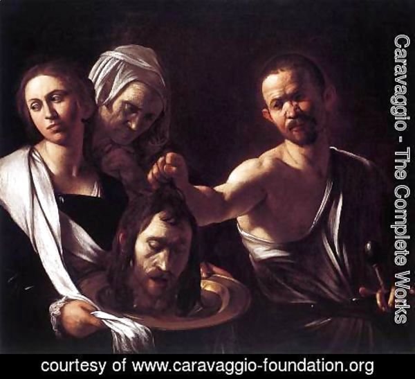 Caravaggio - Salome with the Head of St John the Baptist c. 1607