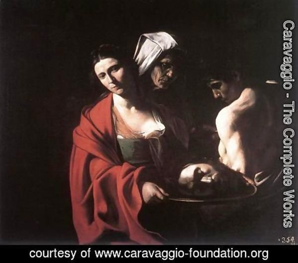 Caravaggio - Salome with the Head of the Baptist c. 1609