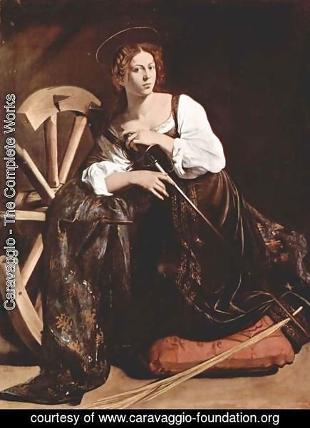 Caravaggio - St Catherine of Alexandria c. 1598