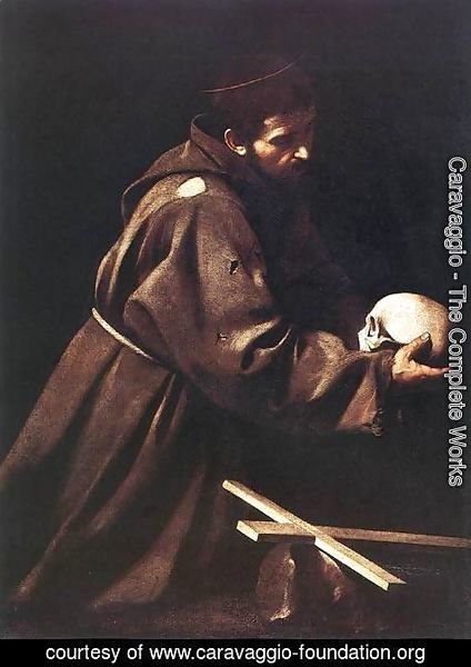 Caravaggio - St. Francis c. 1606