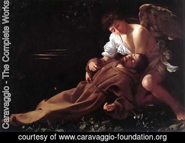 Caravaggio - St. Francis in Ecstasy c. 1595