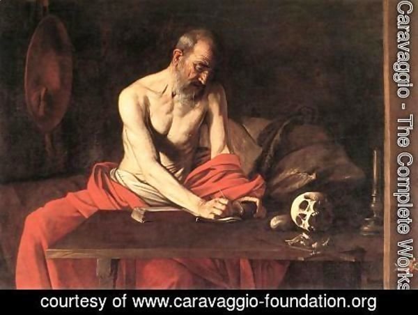 Caravaggio - St. Jerome 1607